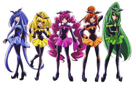 Jikochuu (ジコチュー, Jikochū?) (known as Distains in the dub <strong>Glitter Force</strong> Doki Doki) are the main monsters of Doki Doki! Pretty Cure that are created by capturing the Psyches of people that have thought of doing something selfish. . Glitter force villains